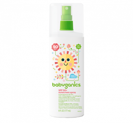 babyganics spf 50+ sunscreen spray